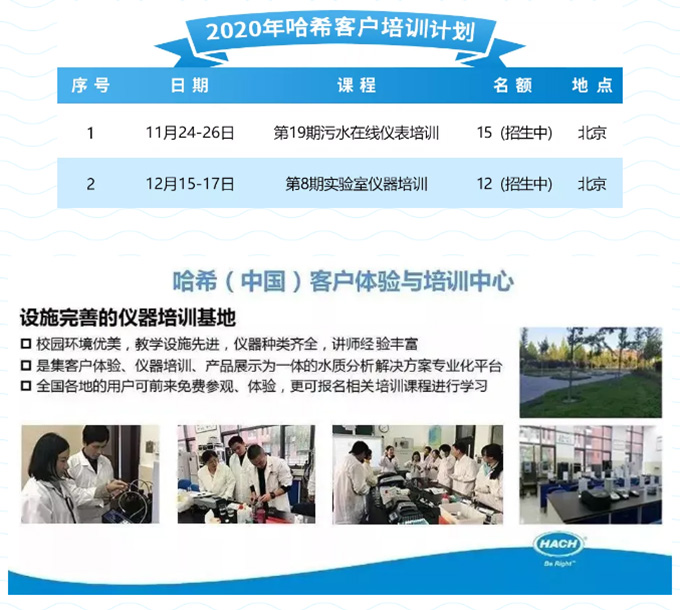北京站第8期“哈希实验室仪器操作与使用技术培训”开班通知
