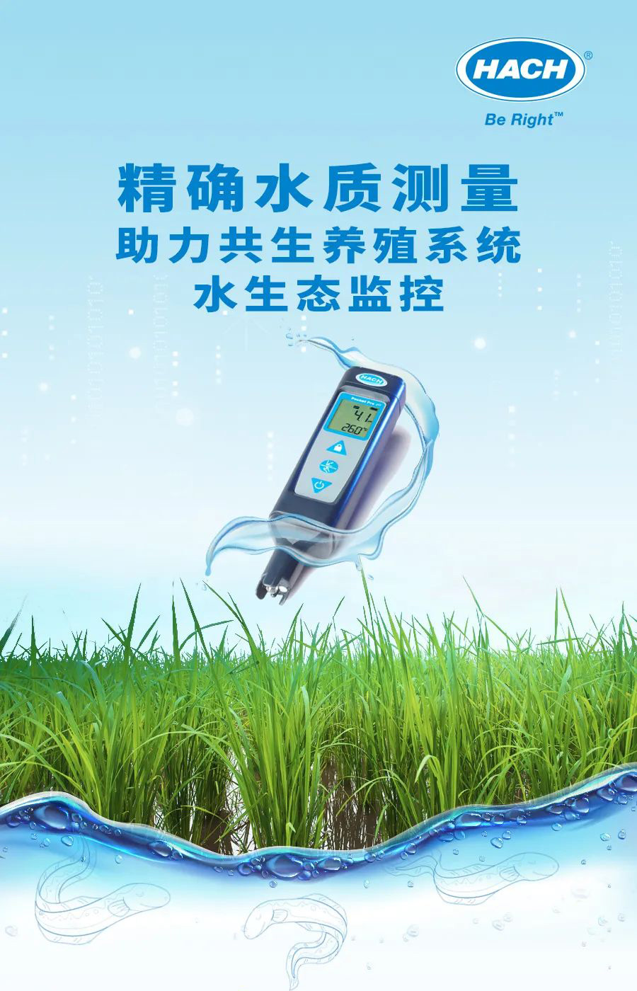 精确水质测量，助力共生养殖系统的水生态监控